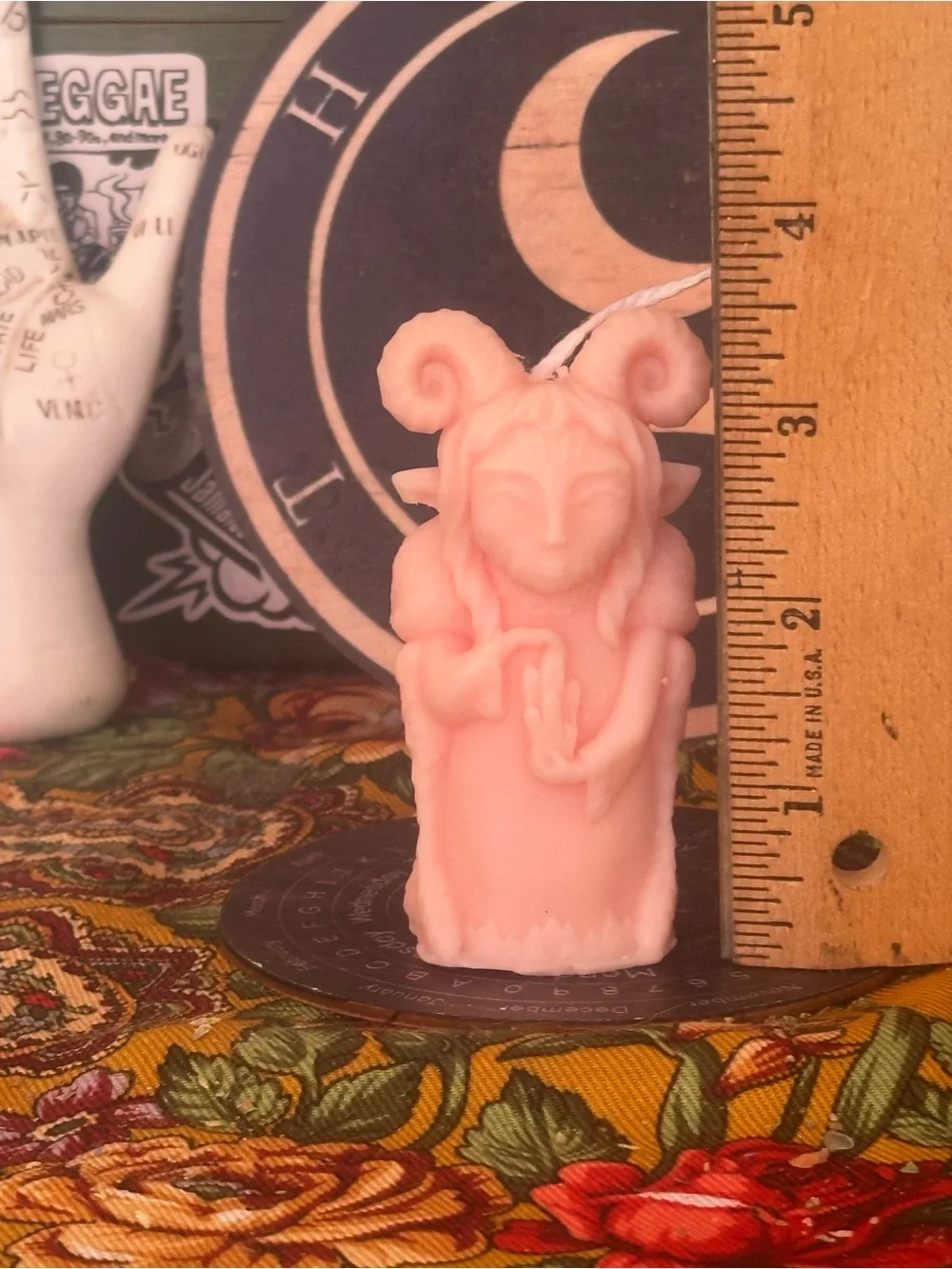 Pink Mystical Woman Candle